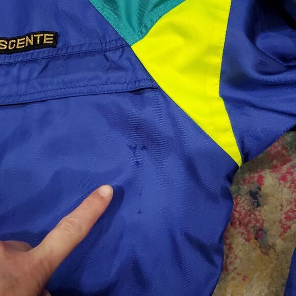 Vintage Descente Ski Suit In Retro Blue And Green - Picture 12 of 16